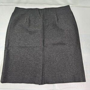 J Jill Women’s Stretch Dark Gray A-Line Skirt – Size Medium